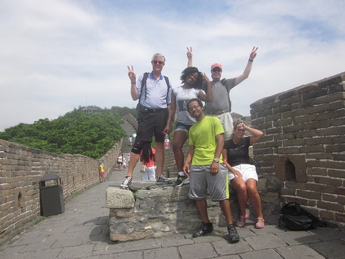 长城上的“好汉” 长城上的“好汉”