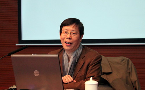 我校校长崔希亮教授为参训学员讲座-001 我校校长崔希亮教授为参训学员讲座-001